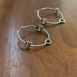 Juicy Couture hoop earrings